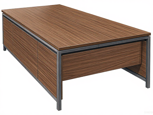 总裁办实木大班台冷轧钢倒角工艺解析,坚固与优雅的完美融合