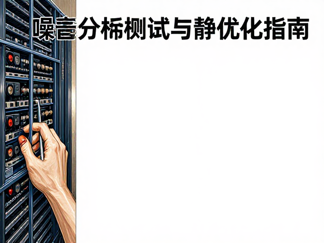数据中心手动手摇密集柜噪音分贝测试与静音优化指南