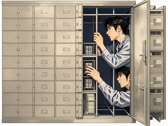 档案室手动手摇密集柜防倾倒设计，安全稳固省空间