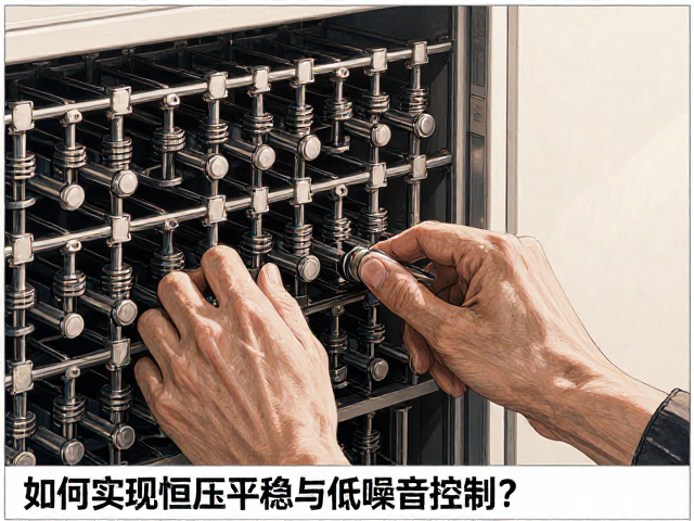 手动手摇密集柜如何实现恒压平稳与低噪音控制？
