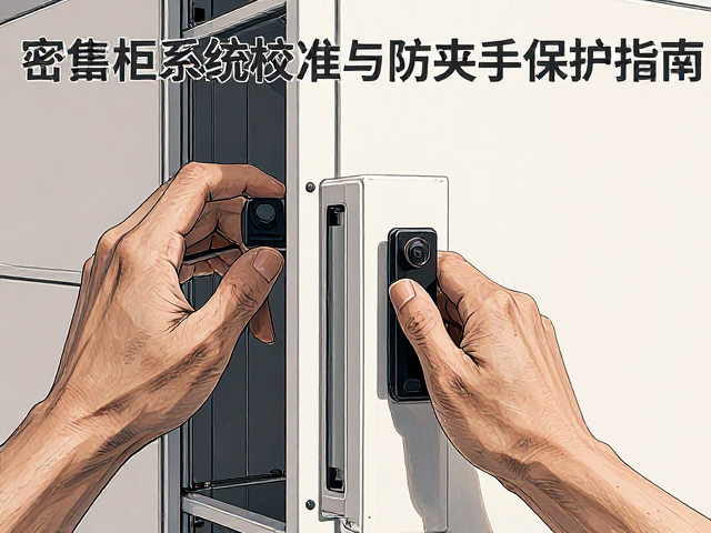 手动手摇密集柜系统校准与防夹手保护指南