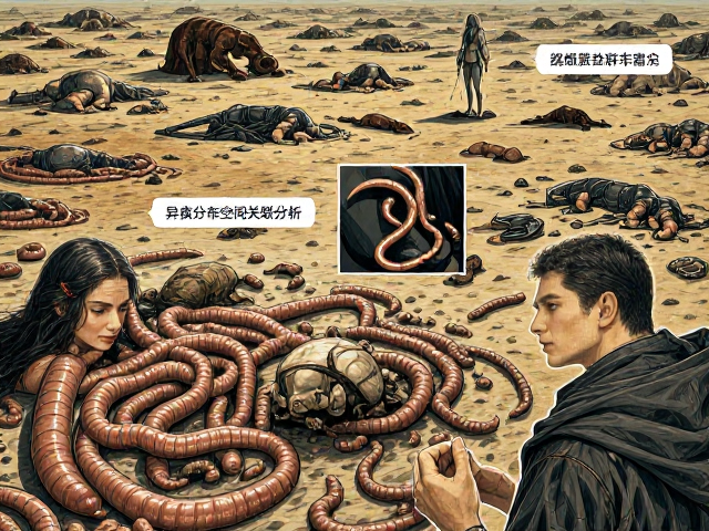 蚯蚓栖息地貌与捕食猎物丰富度研究