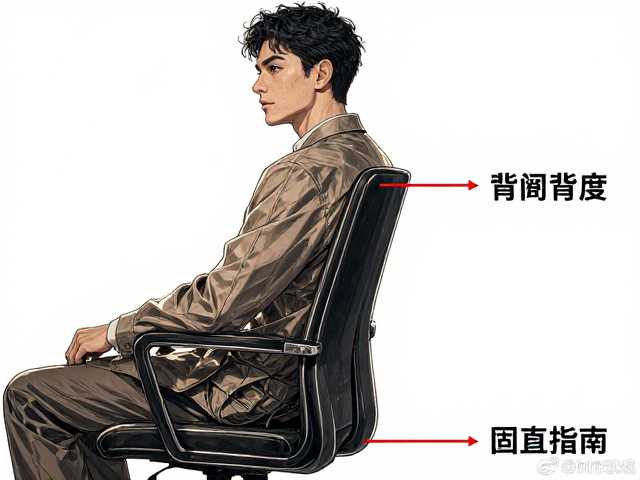 矮背简约办公椅怎么选？座背角与固定高度搭配指南