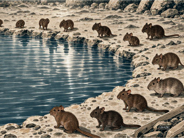 温泉泉水边的栖息地貌,揭秘小型啮齿类动物的隐秘家园