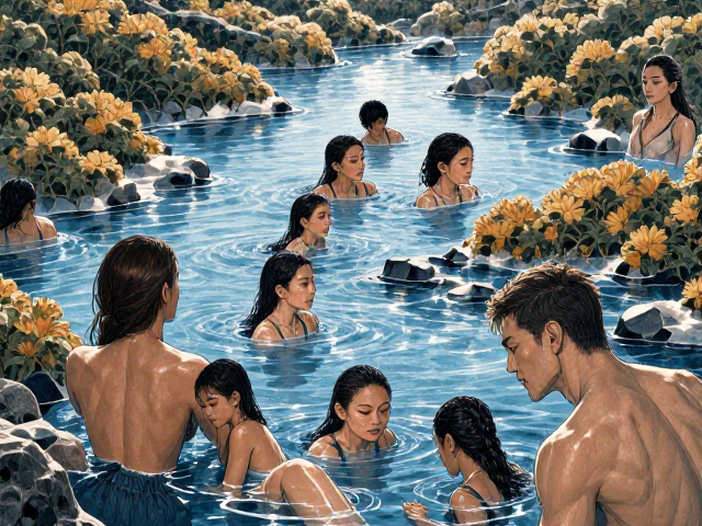 地下热水滋养的沿海灌木丛,揭秘独特栖息地貌与生态奇观