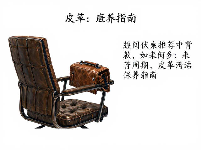 矮背简约办公椅怎么选？长时间伏案推荐中背款，附皮革清洁保养指南