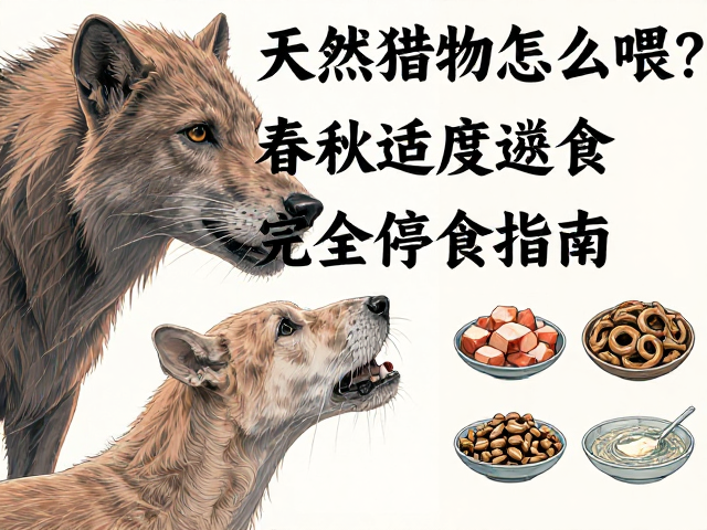 天然猎物怎么喂?春秋适度进食,生病期间完全停食指南