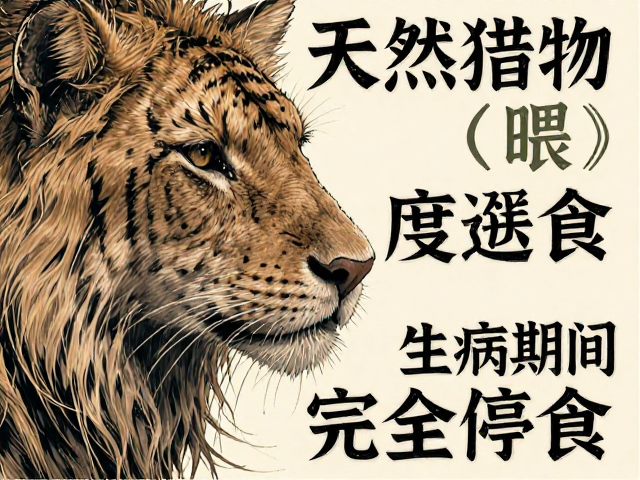 天然猎物怎么喂?春秋适度进食,生病期间完全停食指南