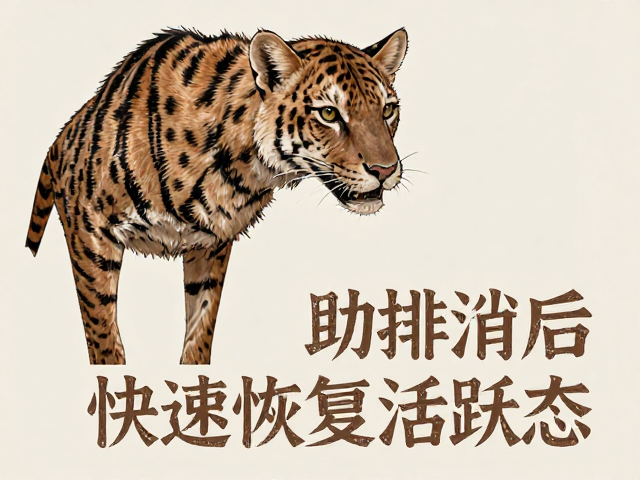 天然猎物营养补充,助排泄后快速恢复活跃状态