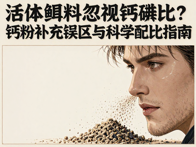 活体饵料忽视钙磷比?钙粉补充误区与科学配比指南