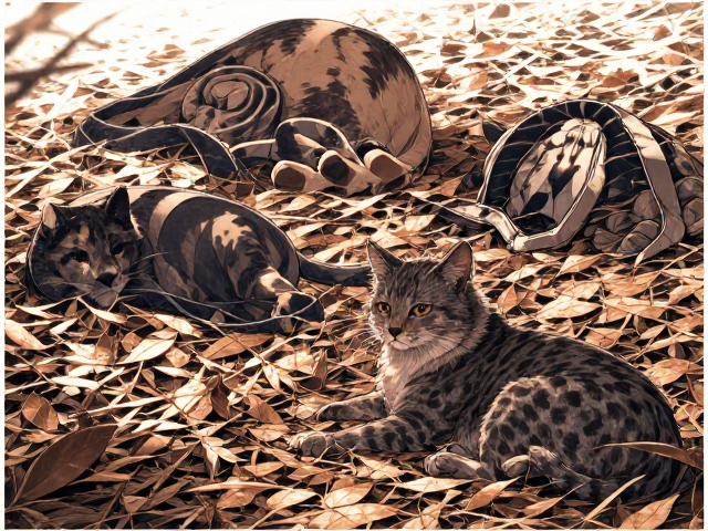 天然猎物藏身落叶层,揭秘动物季节性活动规律与生存策略