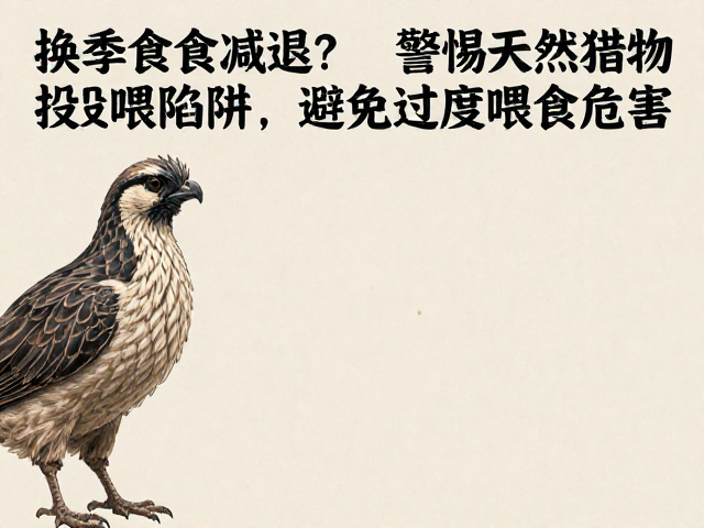 换季食欲减退?警惕天然猎物投喂陷阱,避免过度喂食危害