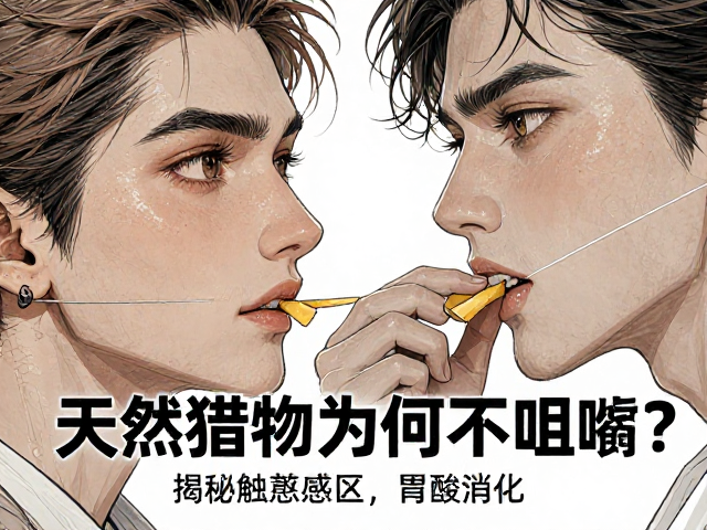 天然猎物为何不咀嚼?揭秘触觉敏感区与胃酸消化的生存秘密