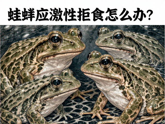 蛙类应激性拒食怎么办?天然猎物投喂急救指南