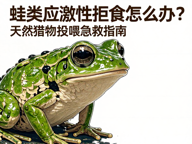 蛙类应激性拒食怎么办?天然猎物投喂急救指南