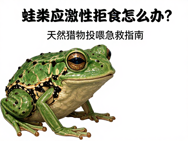 蛙类应激性拒食怎么办?天然猎物投喂急救指南