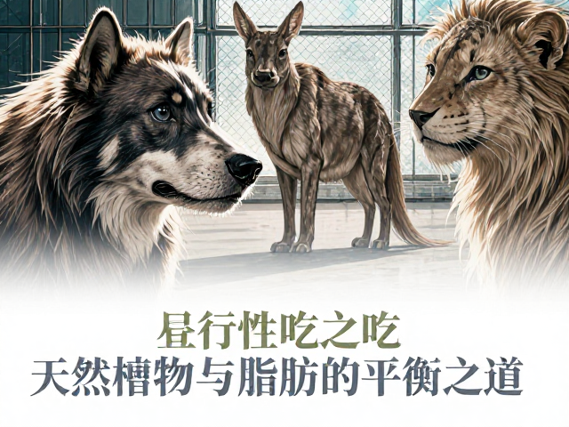 昼行性动物吃什么?天然猎物与适量脂肪的平衡之道