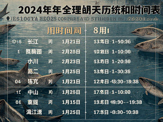 长江流域控制鱼类数量,2024年禁渔期活动时间表与生态意义