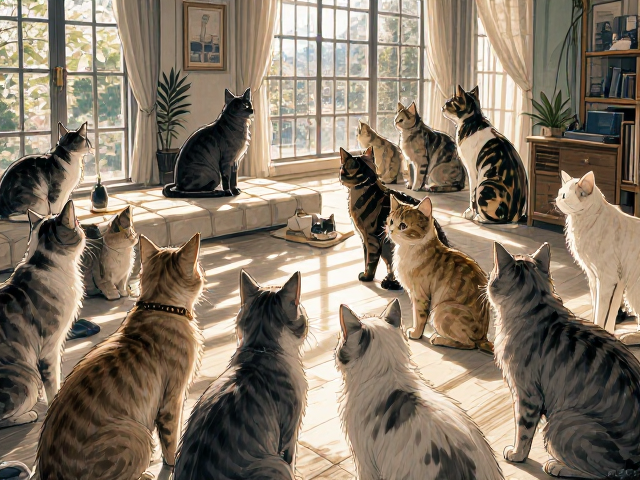 春季苏醒！猫咪聚集热源处的最佳活动时段与保暖指南