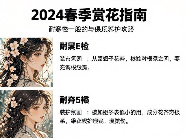 2024春季赏花指南，无亲子负担，耐寒性一般的花卉养护攻略