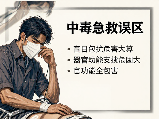 中毒急救误区,盲目包扎危害大,器官功能支持才是关键