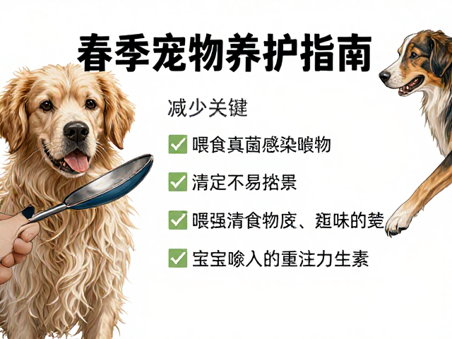 春季宠物养护指南，减少喂食防真菌感染
