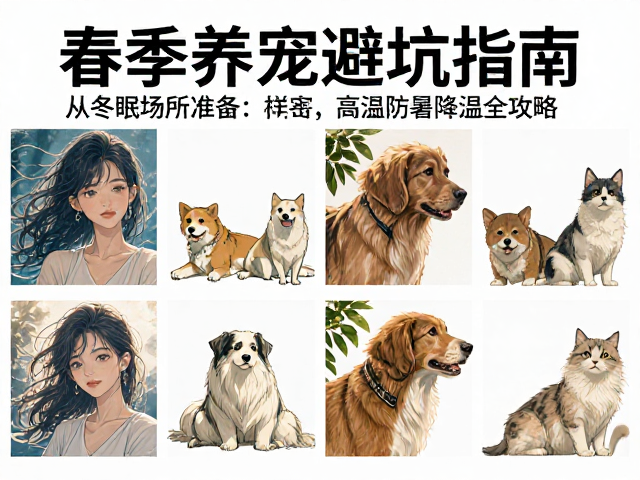 春季养宠避坑指南,从冬眠场所准备到高温防暑降温全攻略