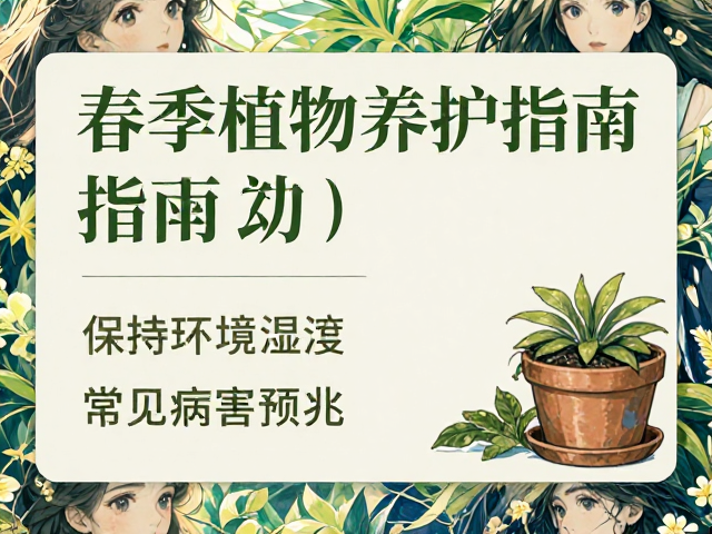 春季植物养护指南，保持环境湿度，识别常见病害预兆
