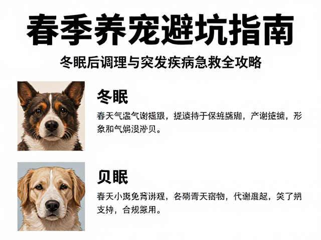 春季养宠避坑指南，冬眠后调理与突发疾病急救全攻略