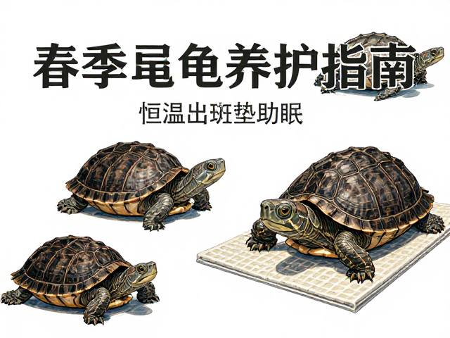 春季乌龟养护指南,恒温加热垫助眠,打造完美冬眠场所