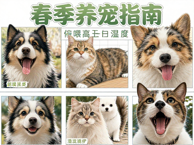春季养宠指南,加强通风湿度,停喂高蛋白防过敏