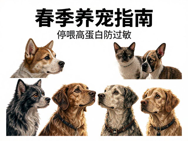 春季养宠指南,加强通风湿度,停喂高蛋白防过敏