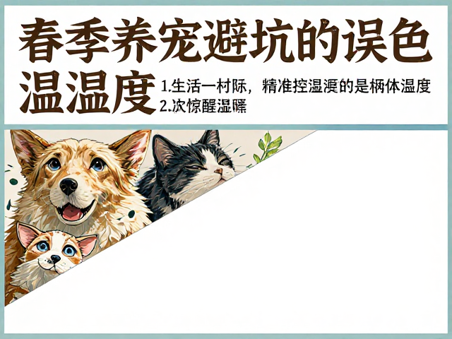 春季养宠避坑,精准控温湿度,避免惊醒冬眠