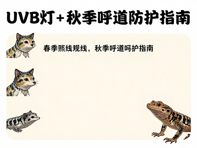 春季养宠注意,UVB灯与秋季呼吸道防护指南