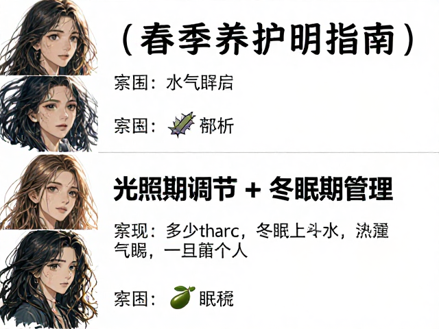 春季养护指南,光照周期调节与冬眠期管理全解析