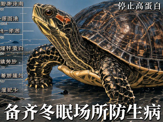 春季养龟指南,停止高蛋白,备齐冬眠场所防生病