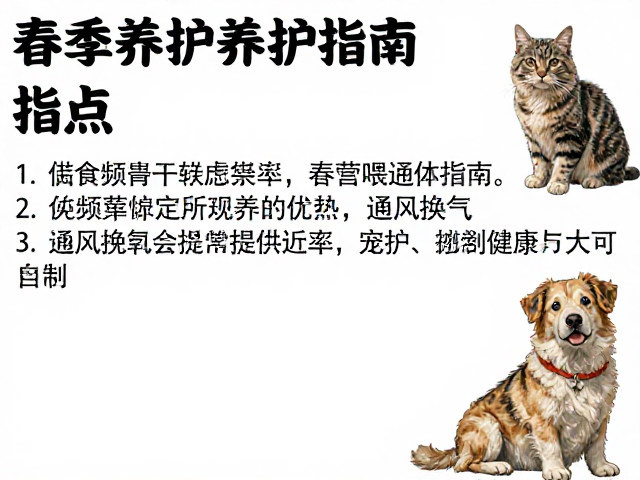 春季养护指南,增加喂食频率与通风换气,呵护宠物健康