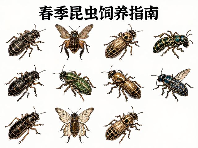 春季昆虫饲养指南,种类选择与逐步增加喂食频率详解