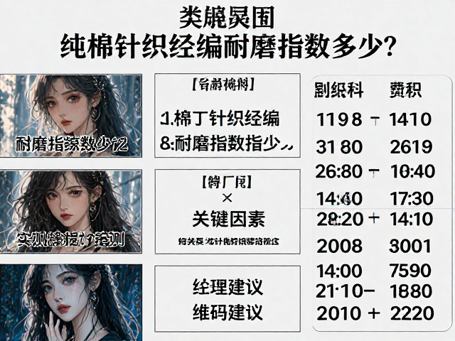 纯棉针织经编耐磨指数多少？实测数据揭秘真实耐用度