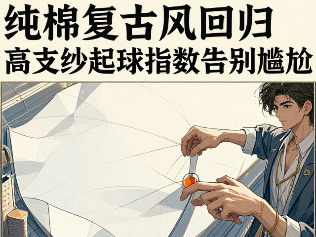 纯棉复古风回归，高支纱起球指数实测，告别尴尬
