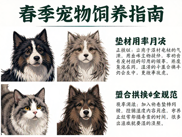 春季宠物饲养指南,垫材更换与湿度控制全解析