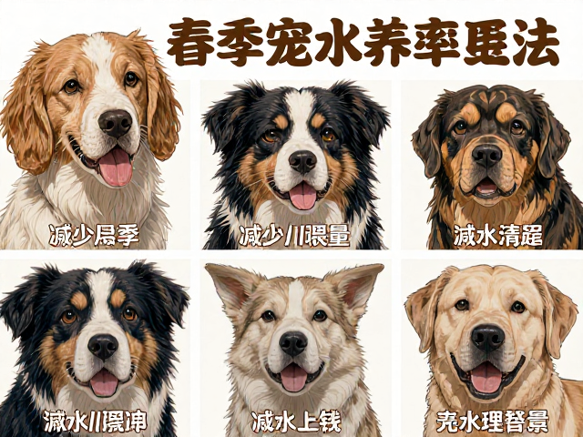 春季宠物养护指南,减少喂食量与水源清洁更换全攻略