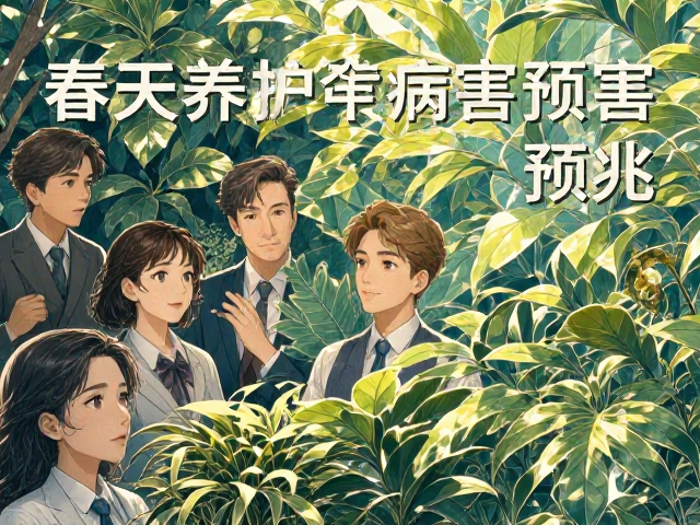 春季养护注意降低环境温度，警惕植物常见病害预兆