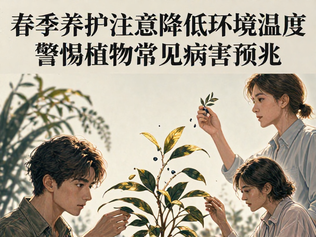 春季养护注意降低环境温度，警惕植物常见病害预兆