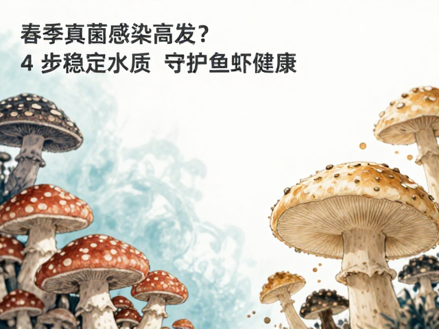 春季真菌感染高发?4步稳定水质,守护鱼虾健康