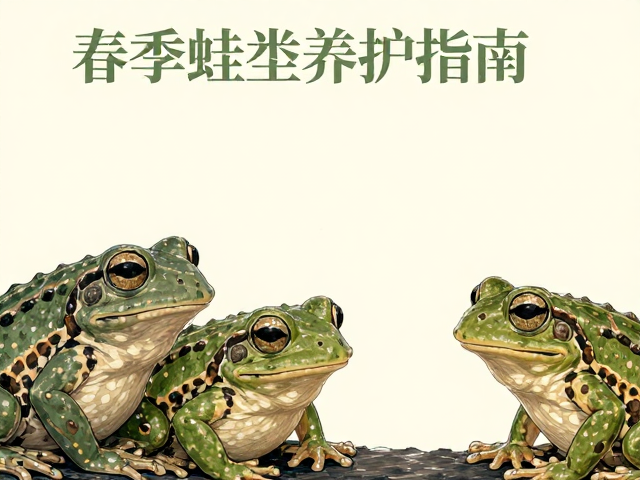 春季蛙类养护指南，新蛙适应期如何搭建隐蔽所？