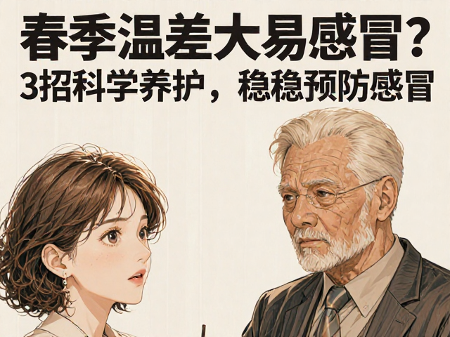 春季温差大易感冒?3招科学养护,稳稳预防感冒