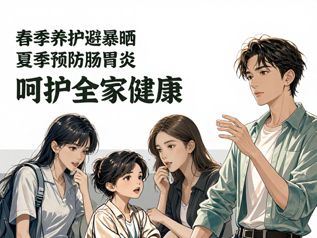 春季养护避暴晒,夏季预防肠胃炎,呵护全家健康