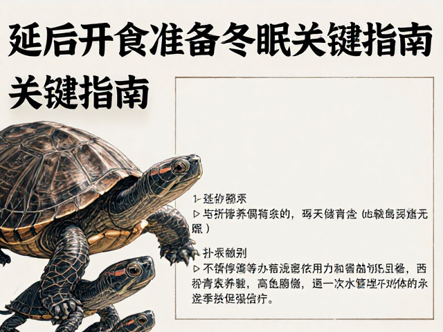春季养龟,延后开食与准备冬眠场所的关键指南