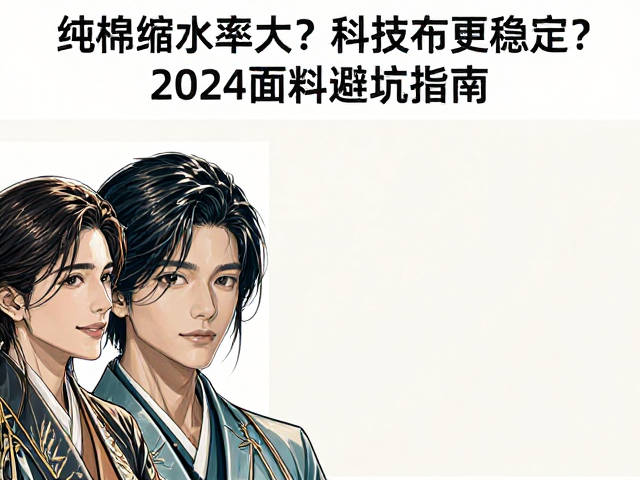 纯棉缩水率大?科技布更稳定?2024面料避坑指南